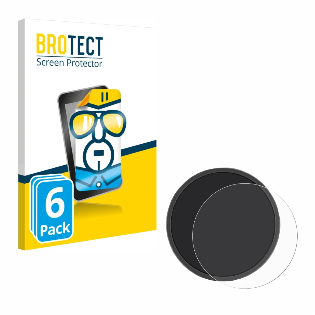 Vorderseite einer Produktverpackung mit dem Markenlogo BROTECT. Daneben ist das Gerät Beeline Moto mit dem zugehörigen Display