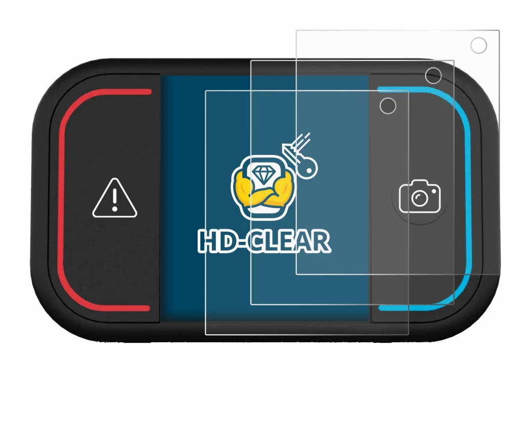 Abbildung des Geräts Saphe Drive Mini mit einer Vielzahl des Displayschutzes.