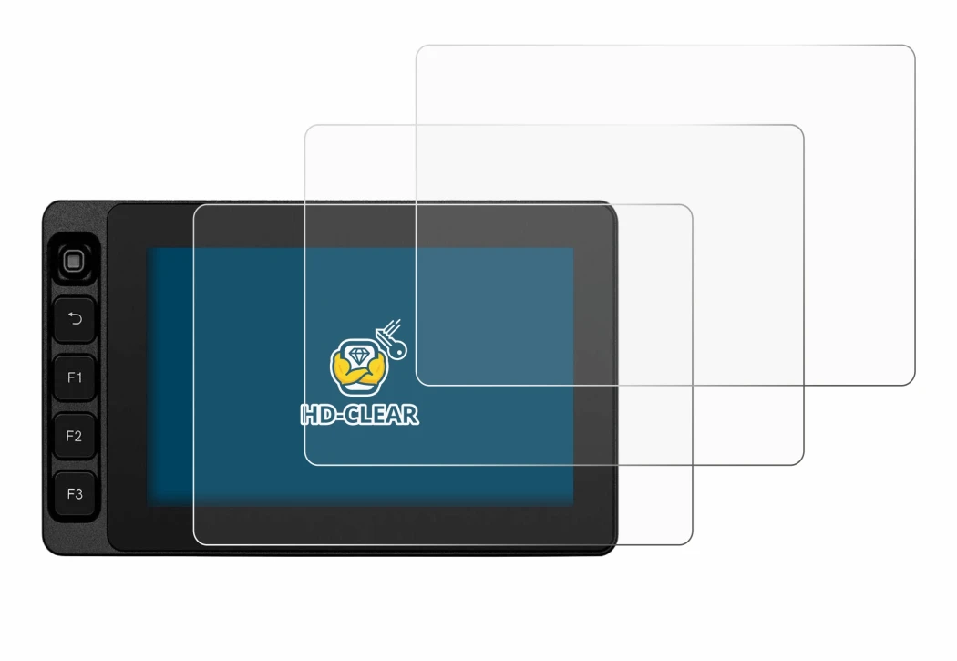 Abbildung des Geräts SmallHD Ultra 5 mit einer Vielzahl des Displayschutzes.