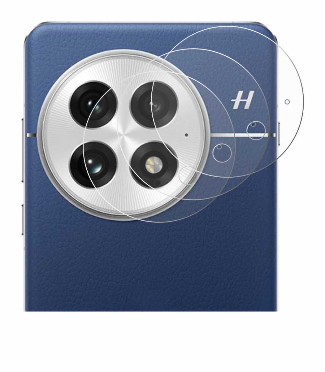 Abbildung des Geräts OnePlus 13 (NUR Kameraschutz) mit einer Vielzahl des Displayschutzes.