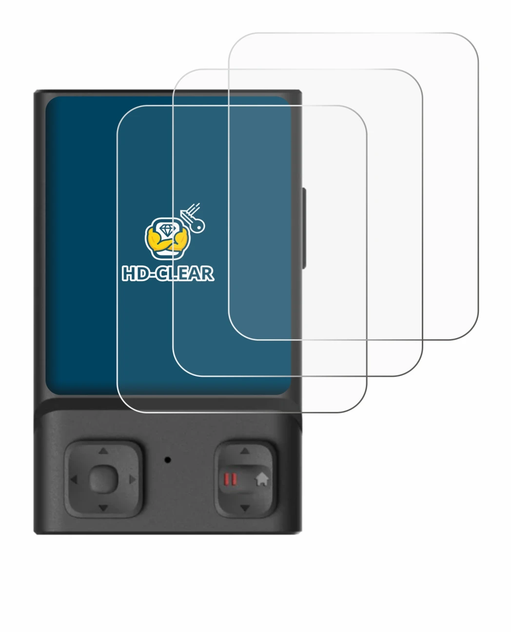 Abbildung des Geräts Hoverair Beacon mit einer Vielzahl des Displayschutzes.