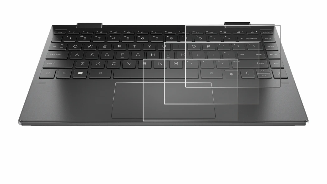 Abbildung des Geräts HP Envy x360 (13-X) (NUR Touch Trackpad) mit einer Vielzahl des Displayschutzes.