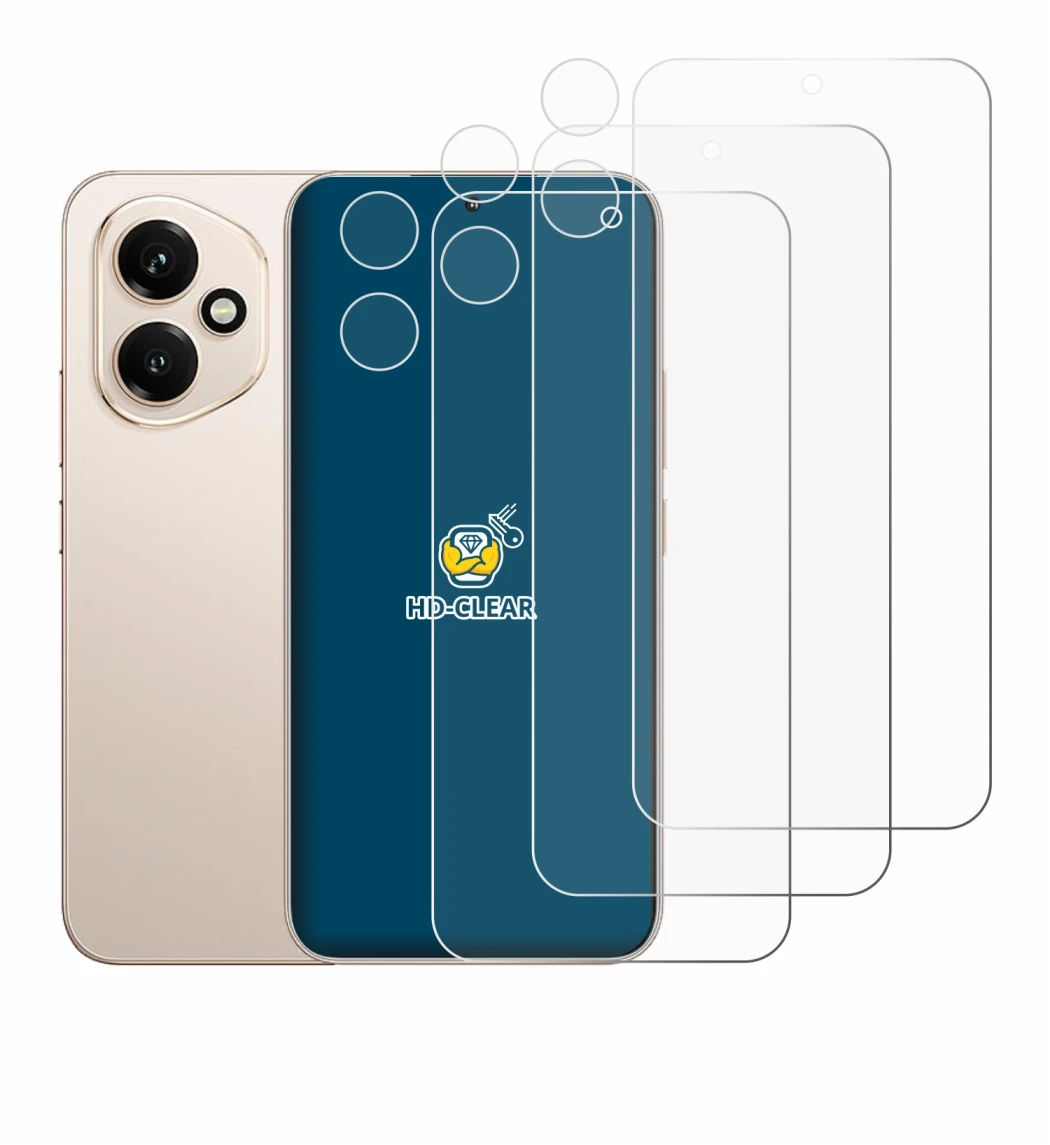 Abbildung des Geräts Honor 400 (Display+Kamera) mit einer Vielzahl des Displayschutzes.