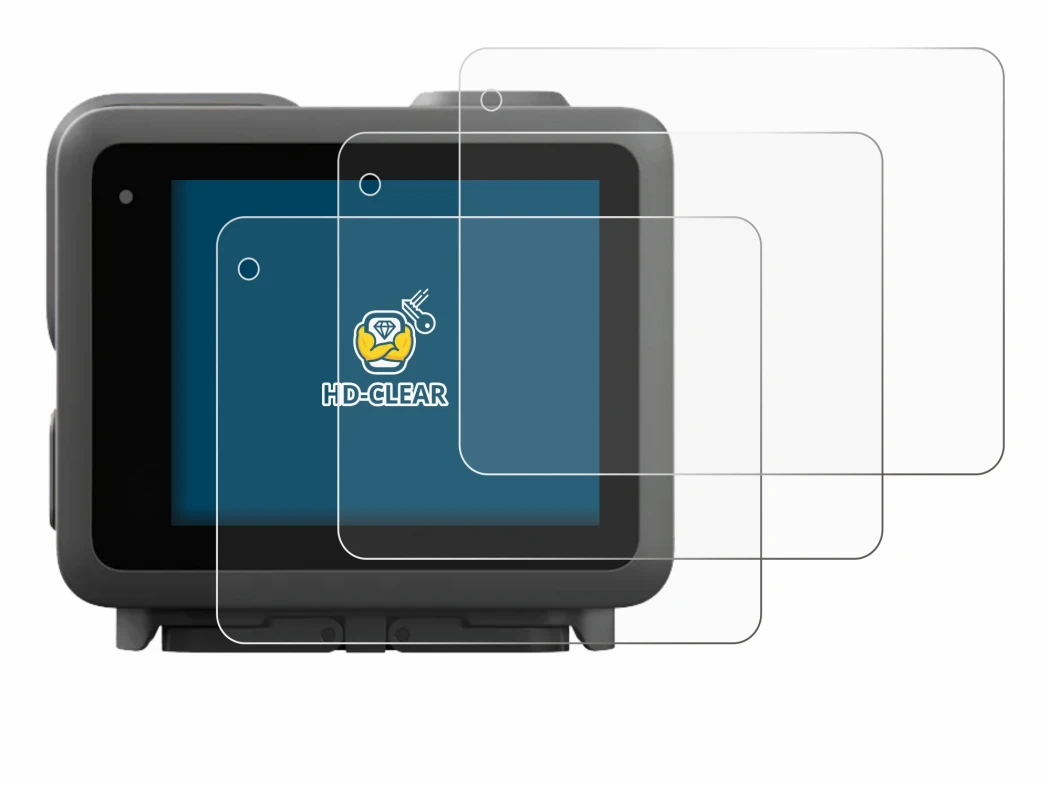 Abbildung des Geräts GoPro Lit Hero mit einer Vielzahl des Displayschutzes.