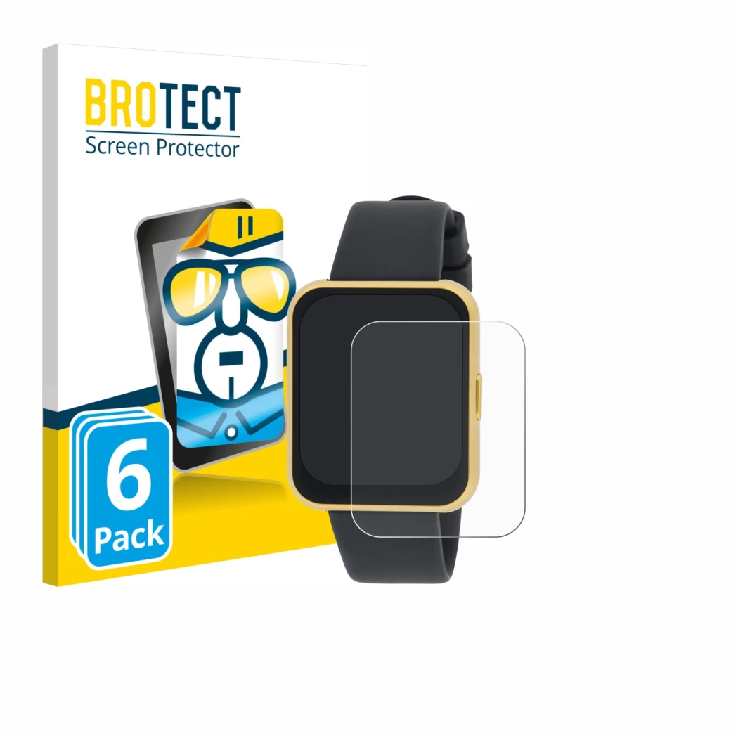 Vorderseite einer Produktverpackung mit dem Markenlogo BROTECT. Daneben ist das Gerät Liu Jo Mini Slim 2.0 mit dem zugehörigen