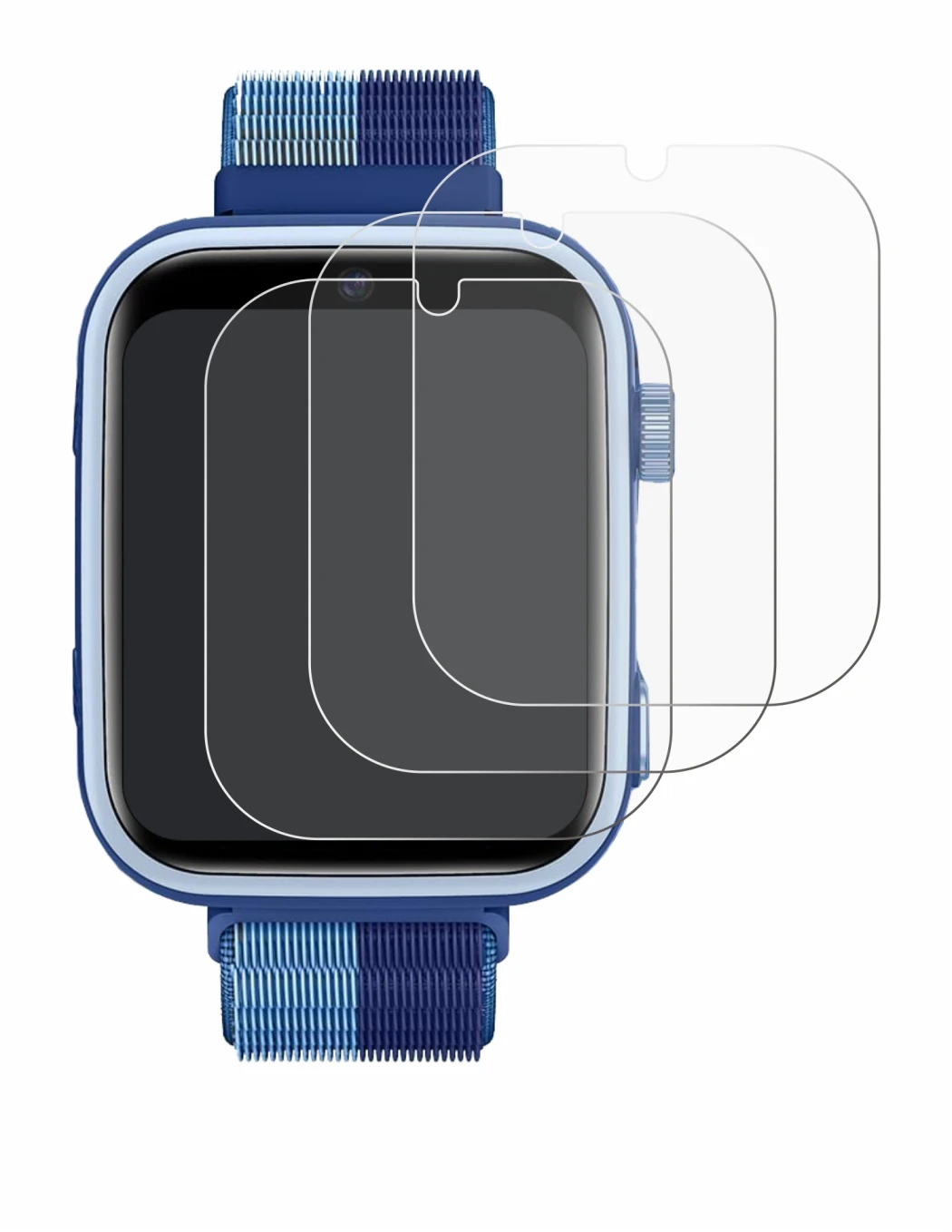 Abbildung des Geräts Oliimptek T45 mit einer Vielzahl des Displayschutzes.