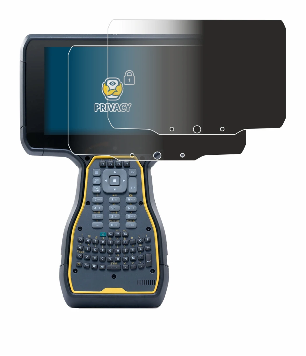 Abbildung des Geräts Trimble TSC7 Controller mit einer Vielzahl des Displayschutzes.