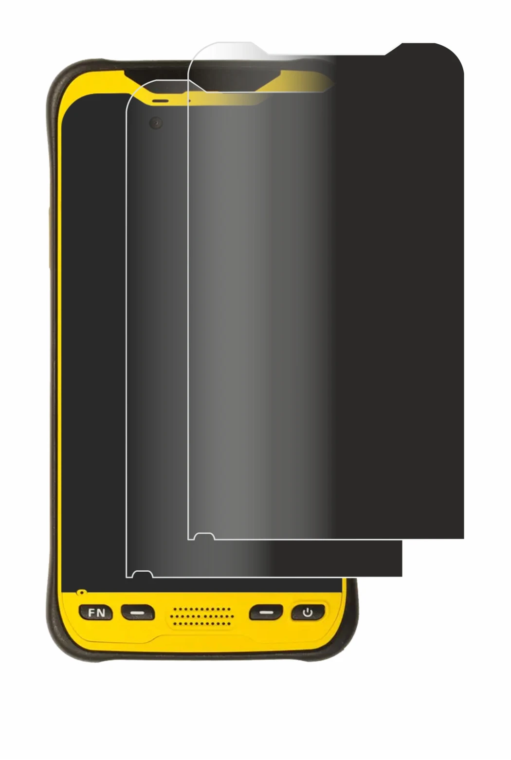 Abbildung des Geräts Trimble TDC600 mit einer Vielzahl des Displayschutzes.