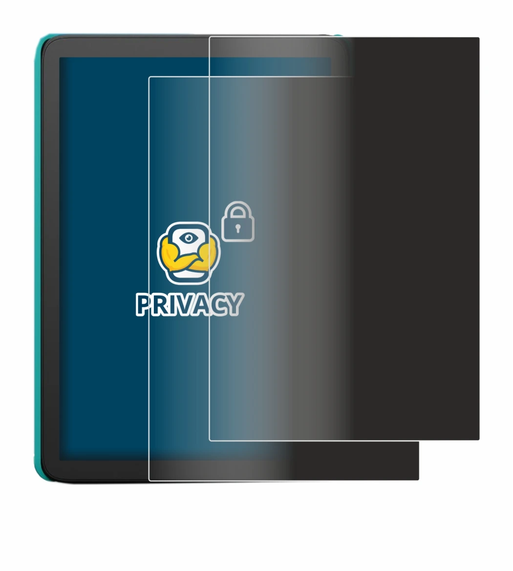 Abbildung des Geräts Amazon Kindle Kids (2022) mit einer Vielzahl des Displayschutzes.