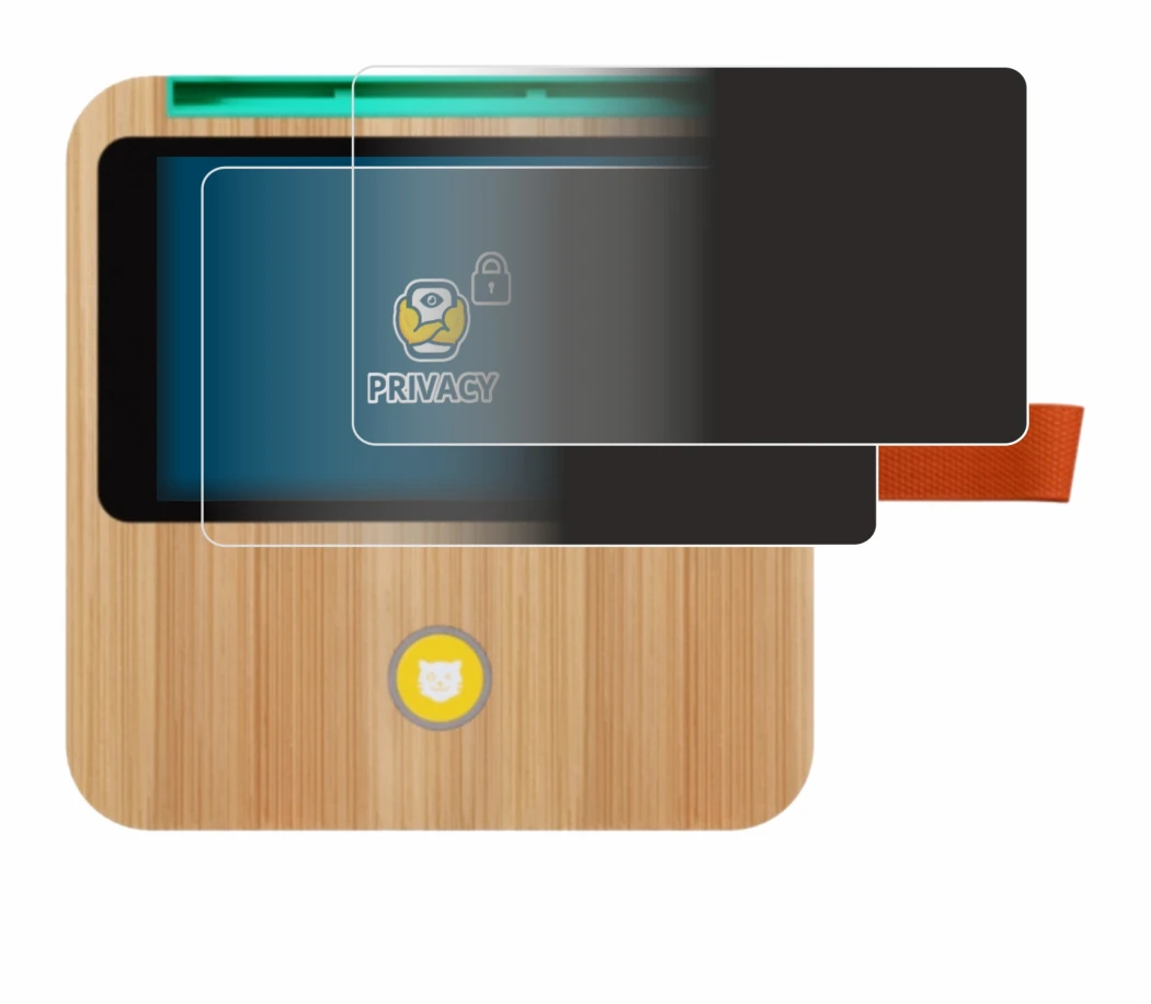 Abbildung des Geräts tigerbox Touch Plus mit einer Vielzahl des Displayschutzes.