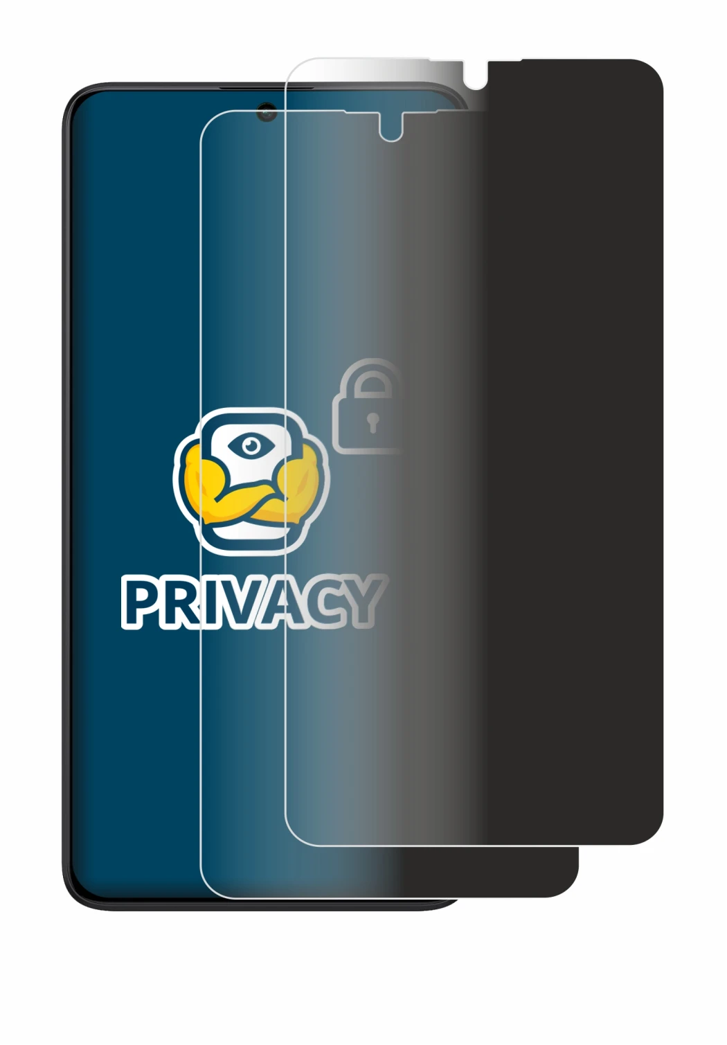 Abbildung des Geräts Xiaomi Redmi Note 13 Pro 5G mit einer Vielzahl des Displayschutzes.