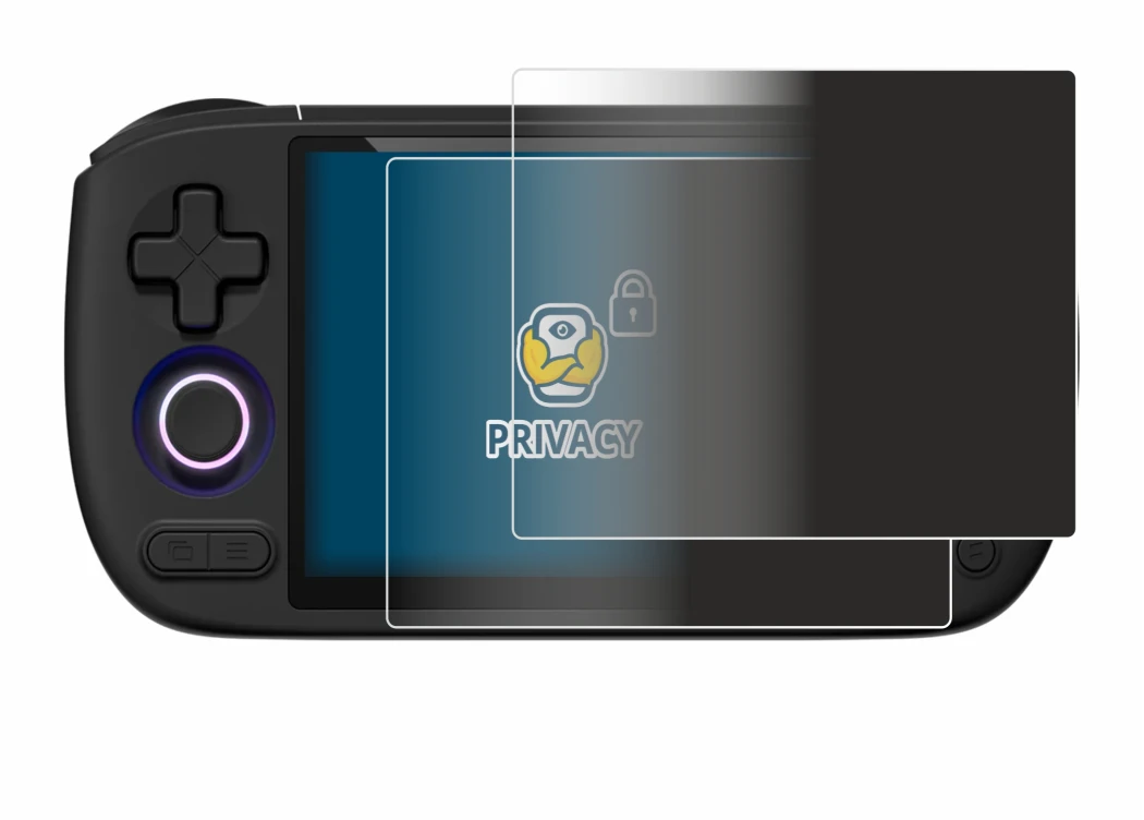 Abbildung des Geräts Ayaneo Pocket Air Mini mit einer Vielzahl des Displayschutzes.