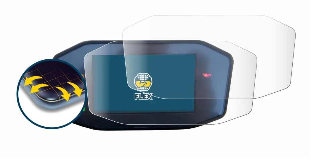 Abbildung des Geräts KTM 790 Duke mit einer Vielzahl des Displayschutzes.