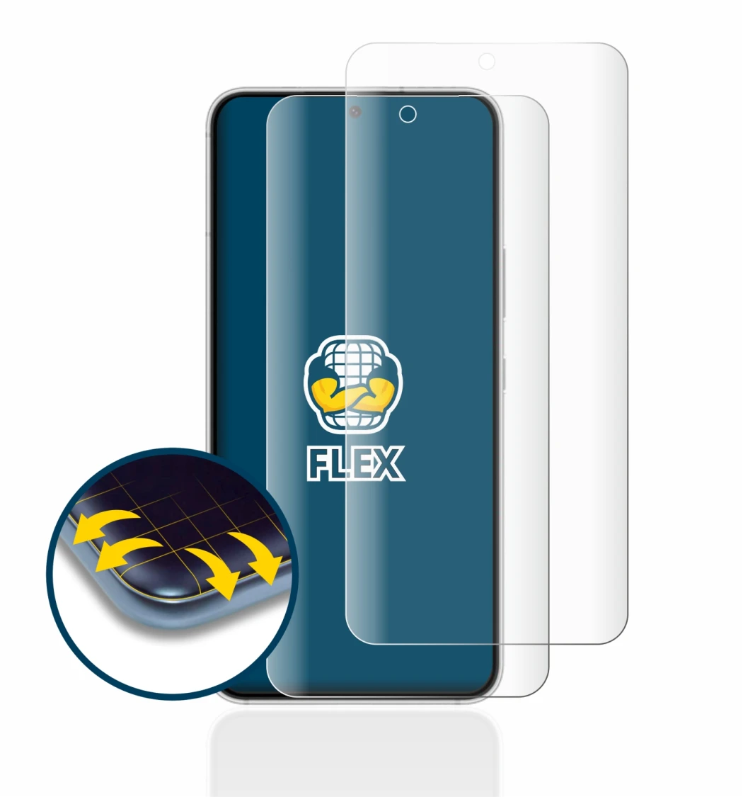 Abbildung des Geräts Samsung Galaxy S22 5G mit einer Vielzahl des Displayschutzes.