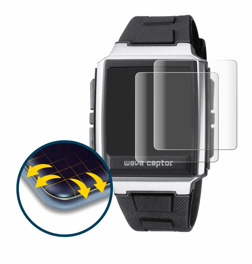 Abbildung des Geräts Casio WV-59 mit einer Vielzahl des Displayschutzes.