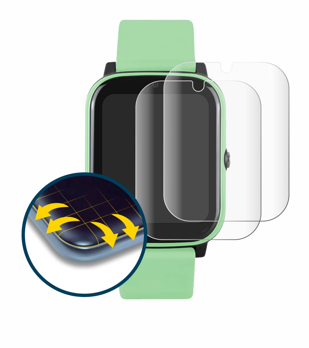 Abbildung des Geräts One2Track Connect NEXT mit einer Vielzahl des Displayschutzes.