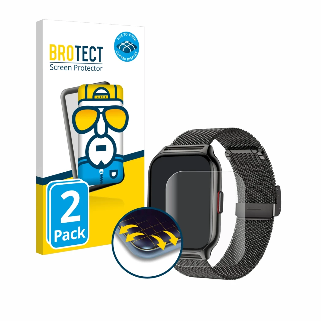 Vorderseite einer Produktverpackung mit dem Markenlogo BROTECT. Daneben ist das Gerät Narcid P95 2