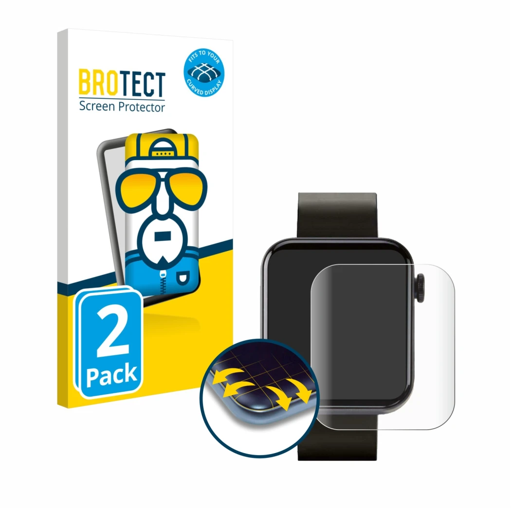 Vorderseite einer Produktverpackung mit dem Markenlogo BROTECT. Daneben ist das Gerät Kendox Life Tracker mit dem zugehörigen