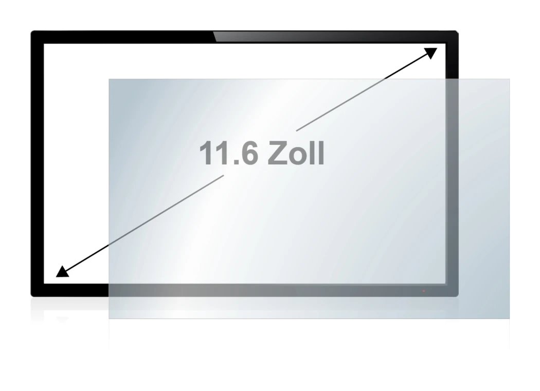 Abbildung des Geräts mit einer Vielzahl des Displayschutzes.
