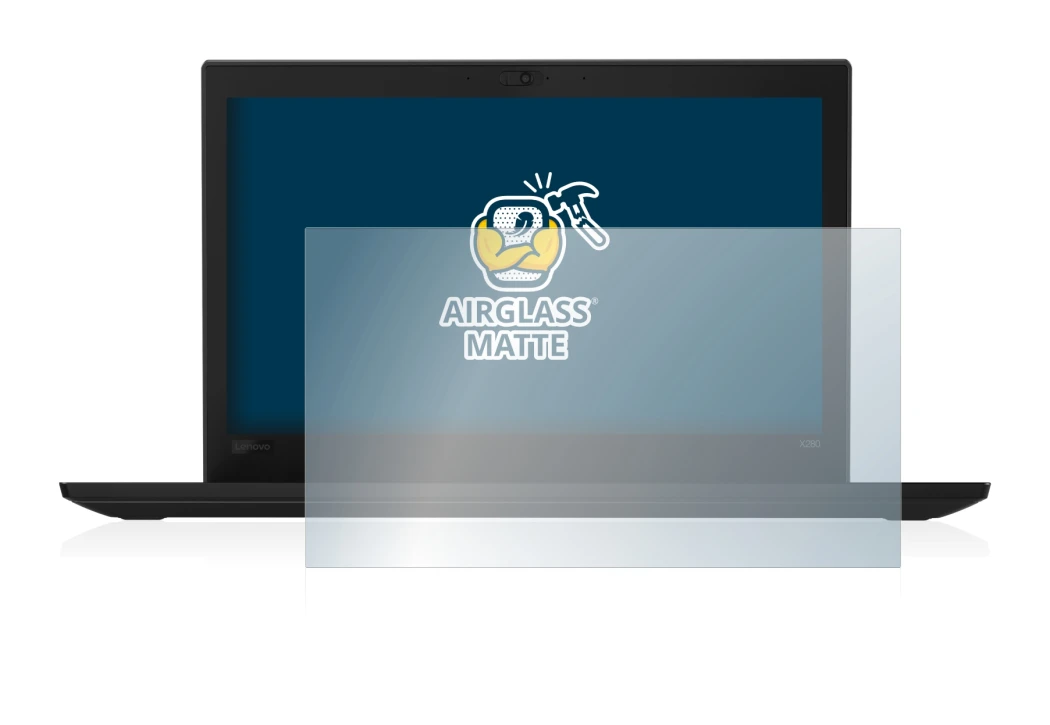 Abbildung des Geräts Lenovo Thinkpad X280 mit einer Vielzahl des Displayschutzes.