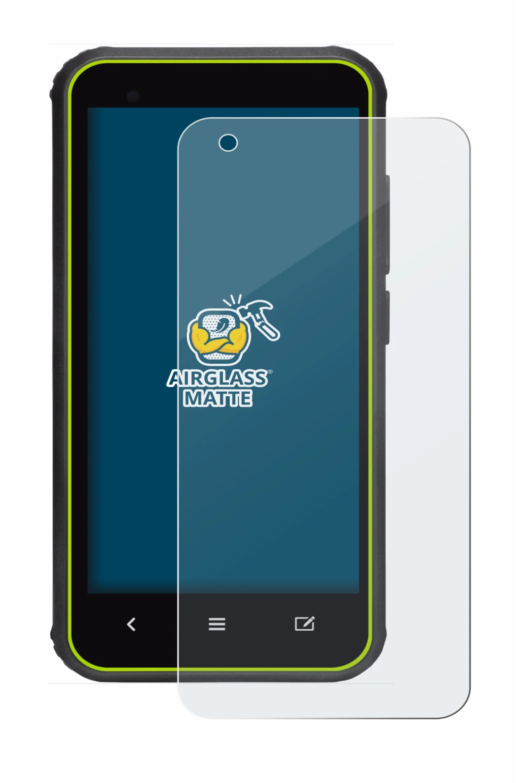 Abbildung des Geräts SkyCaddie SX400 mit einer Vielzahl des Displayschutzes.