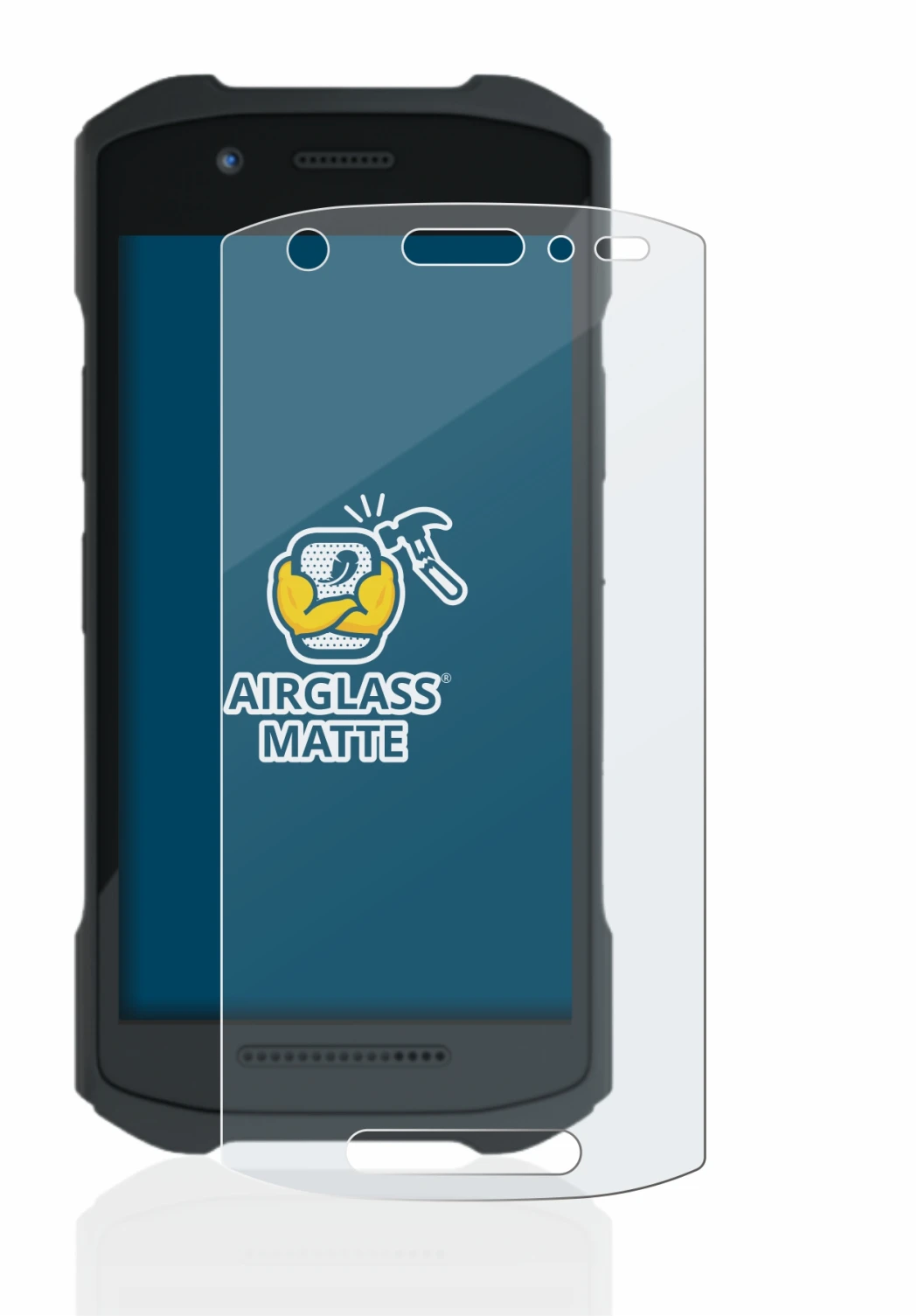 Abbildung des Geräts Zebra TC21 mit einer Vielzahl des Displayschutzes.