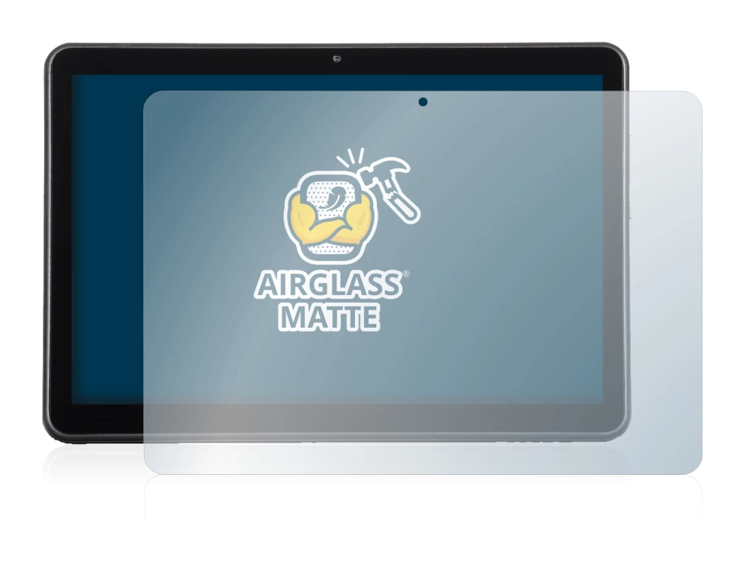 Abbildung des Geräts Wortmann Terra Pad 1006 mit einer Vielzahl des Displayschutzes.