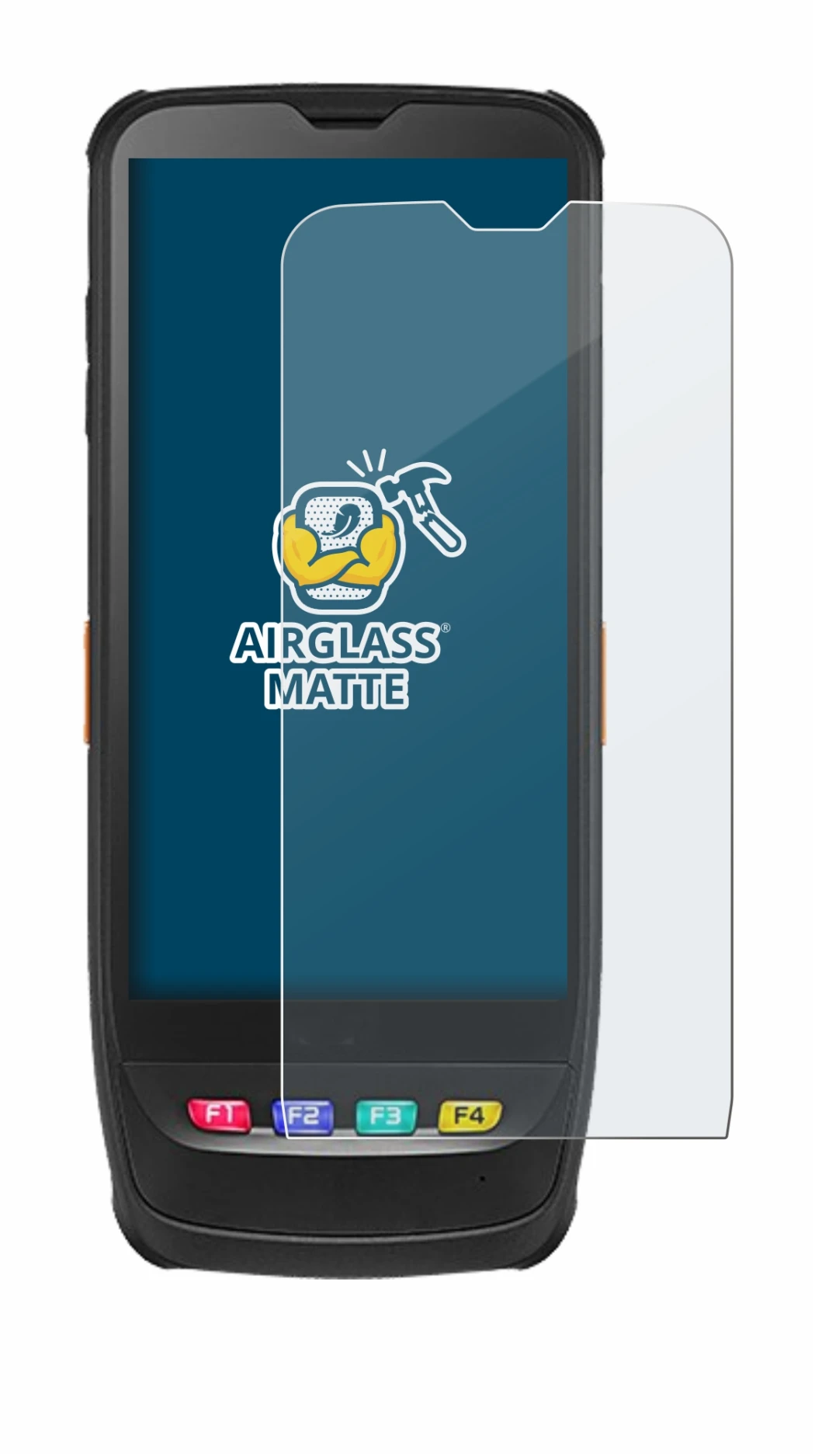 Abbildung des Geräts Casio IT-G650 mit einer Vielzahl des Displayschutzes.