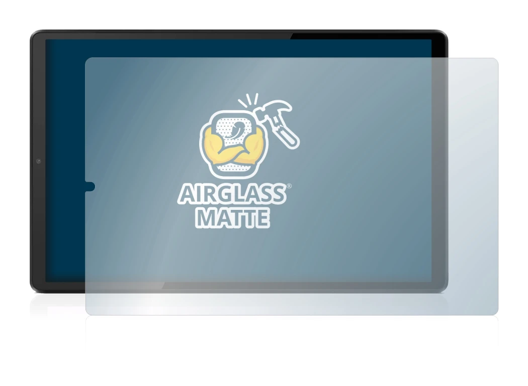 Abbildung des Geräts Lenovo Tab K10 mit einer Vielzahl des Displayschutzes.