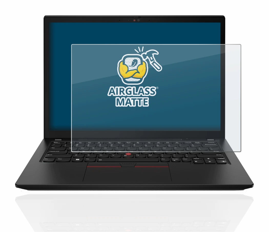 Abbildung des Geräts Lenovo ThinkPad X13 Gen 3 mit einer Vielzahl des Displayschutzes.