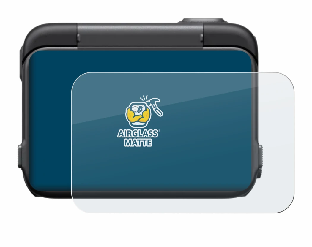 Abbildung des Geräts Insta360 Ace Pro mit einer Vielzahl des Displayschutzes.