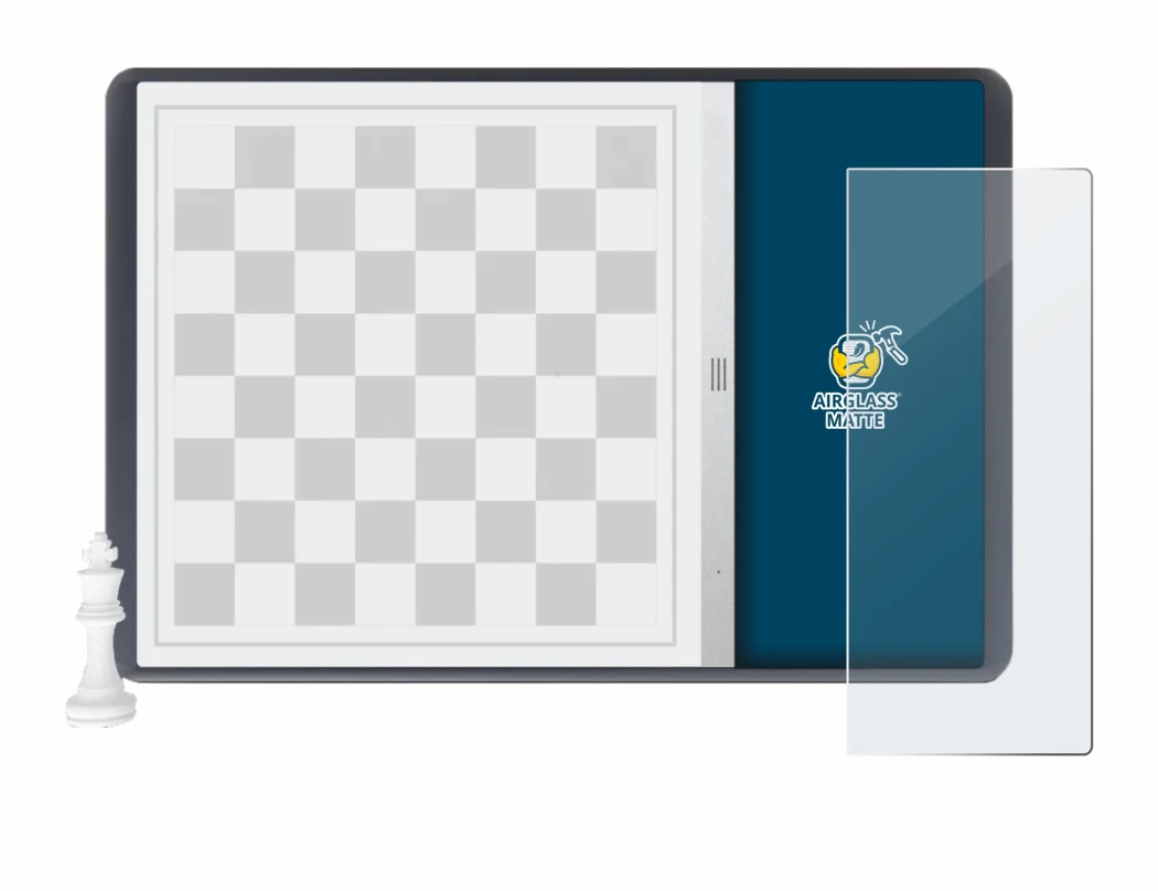 Abbildung des Geräts Chessnut Evo mit einer Vielzahl des Displayschutzes.