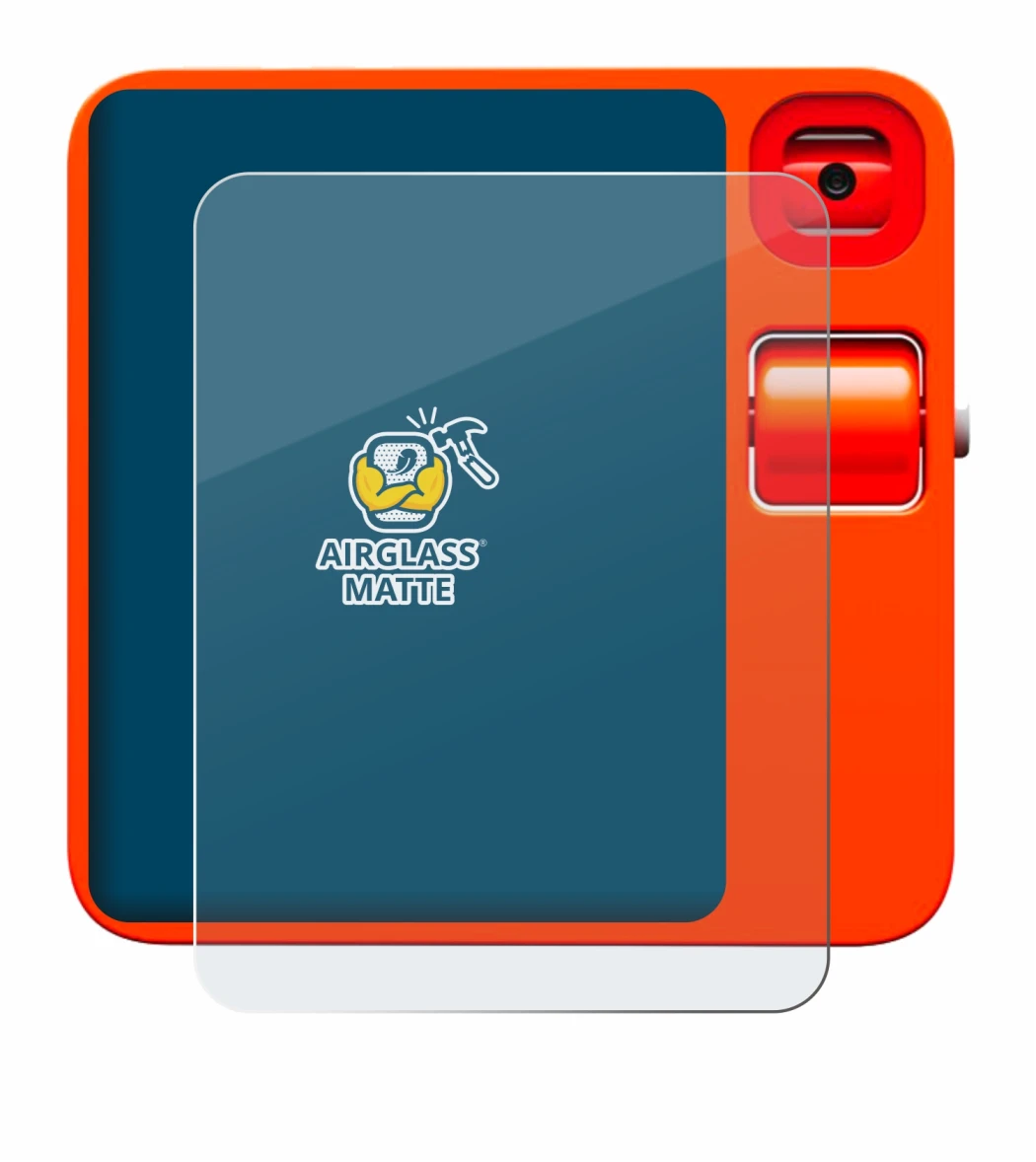 Abbildung des Geräts rabbit r1 mit einer Vielzahl des Displayschutzes.