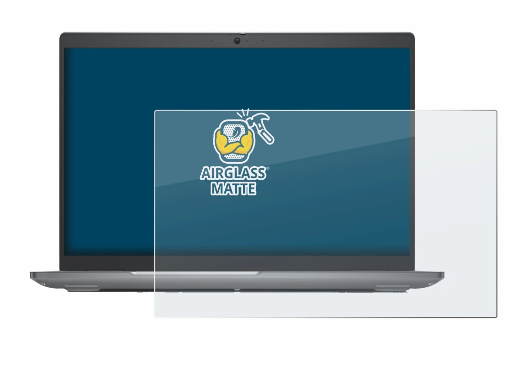 Abbildung des Geräts Dell Latitude 5540 mit einer Vielzahl des Displayschutzes.