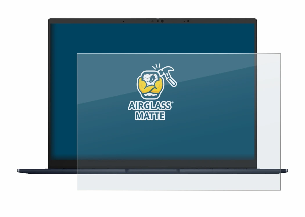 Abbildung des Geräts ASUS ZenBook 14 OLED UX3405 Non-Touch mit einer Vielzahl des Displayschutzes.