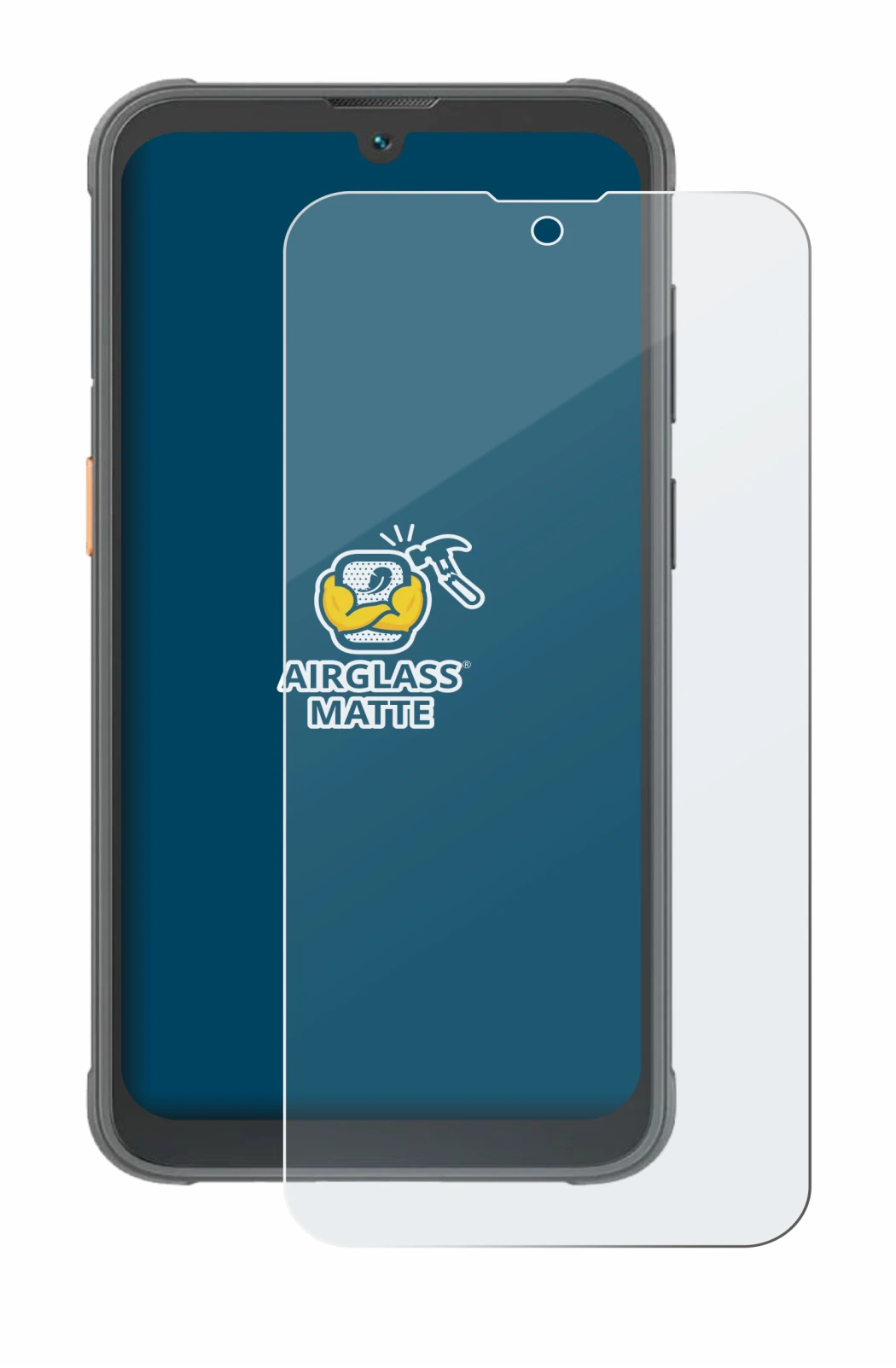 Abbildung des Geräts Blackview BV5200 Pro mit einer Vielzahl des Displayschutzes.