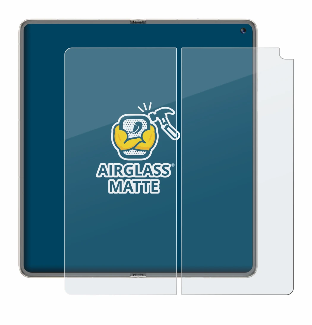 Abbildung des Geräts Huawei Mate X6 (Inneres Display) mit einer Vielzahl des Displayschutzes.