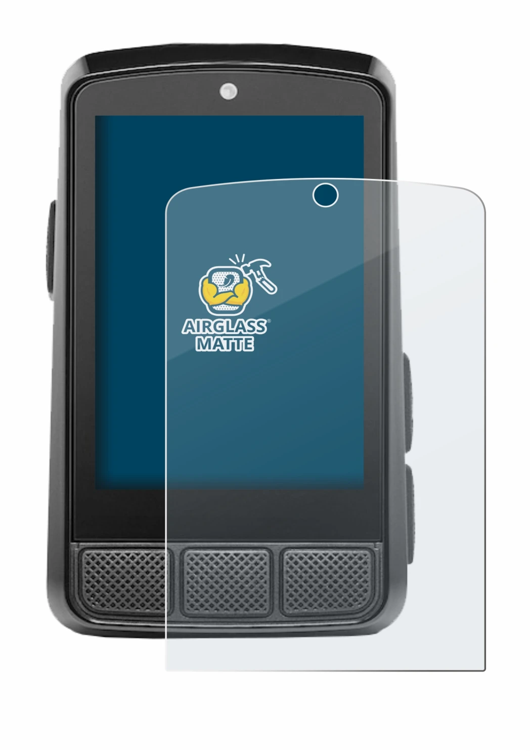 Abbildung des Geräts Wahoo Elemnt Bolt 3 mit einer Vielzahl des Displayschutzes.