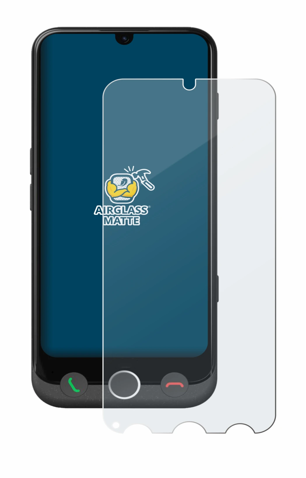 Abbildung des Geräts Doro Aurora A30 mit einer Vielzahl des Displayschutzes.