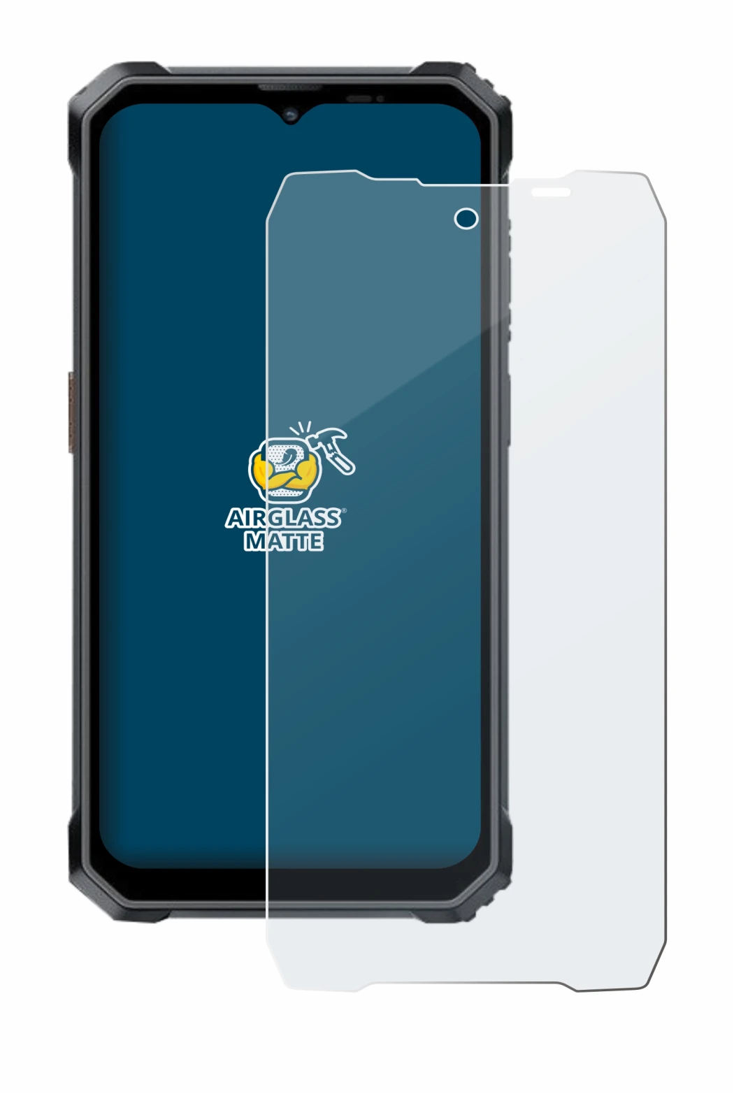 Abbildung des Geräts Blackview BL7000 mit einer Vielzahl des Displayschutzes.