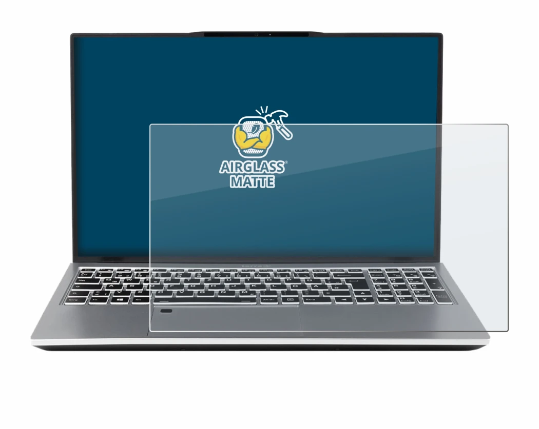 Abbildung des Geräts terra Mobile 1551R i7 1355U W11P mit einer Vielzahl des Displayschutzes.