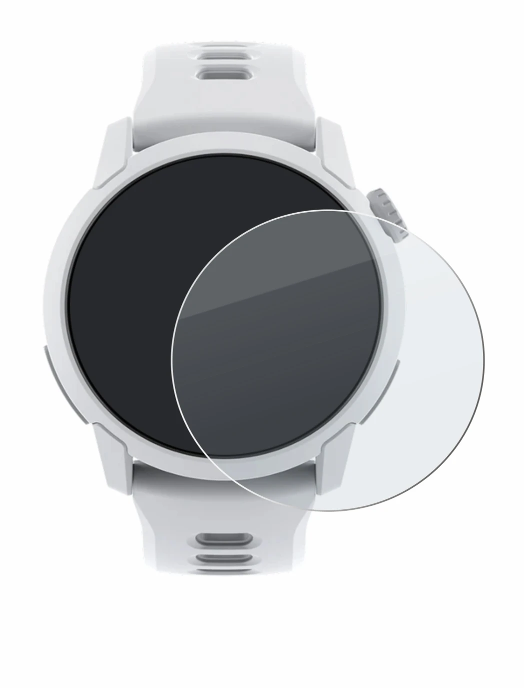 Abbildung des Geräts Coros Pace 4 mit einer Vielzahl des Displayschutzes.