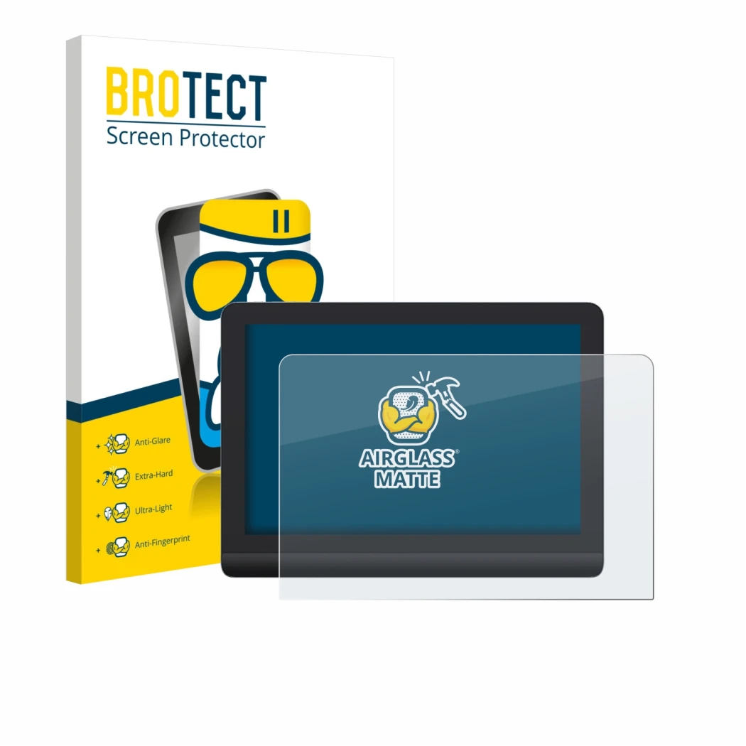 Vorderseite einer Produktverpackung mit dem Markenlogo BROTECT. Daneben ist das Gerät XP-Pen Artist Pro 16 Gen 2 mit dem zugeh