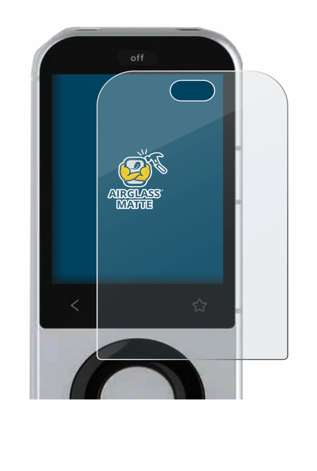 Abbildung des Geräts Sofabaton X2 mit einer Vielzahl des Displayschutzes.