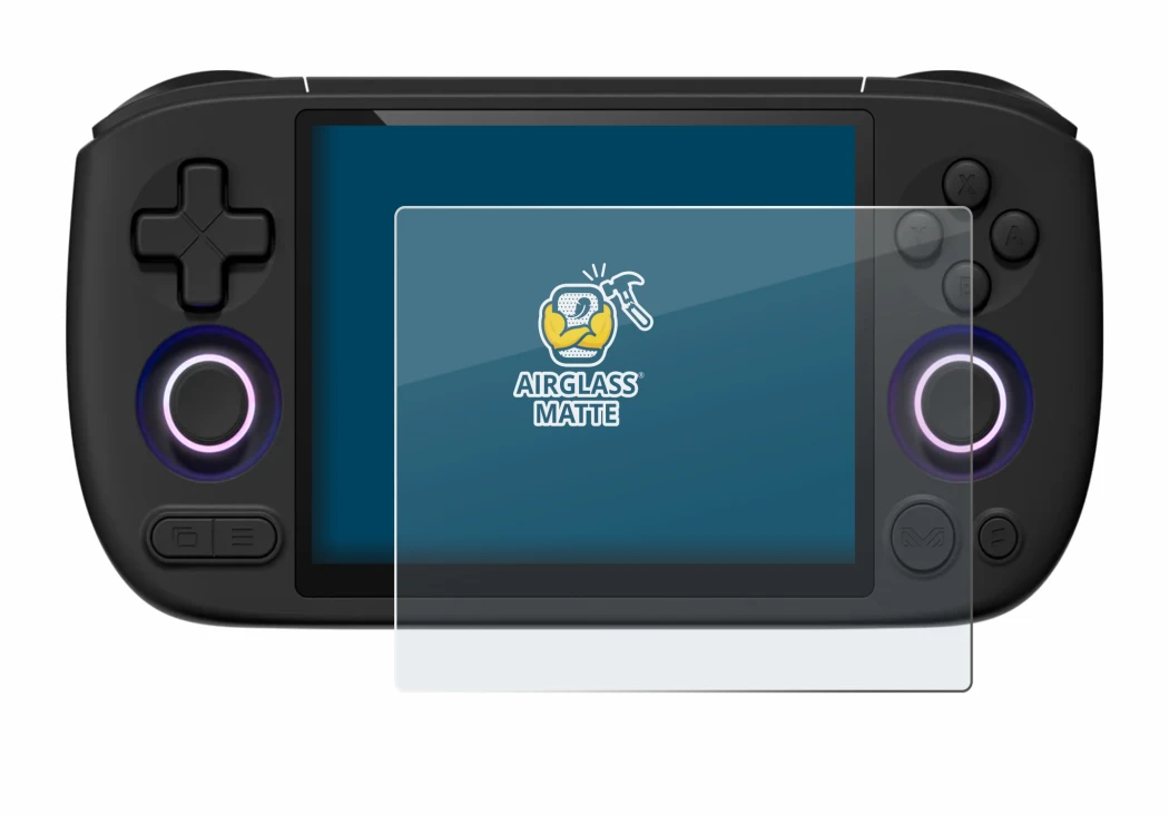 Abbildung des Geräts Ayaneo Pocket Air Mini mit einer Vielzahl des Displayschutzes.