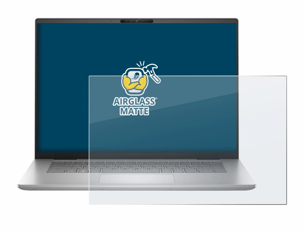 Abbildung des Geräts Dell Inspiron 16 Plus 7630 mit einer Vielzahl des Displayschutzes.