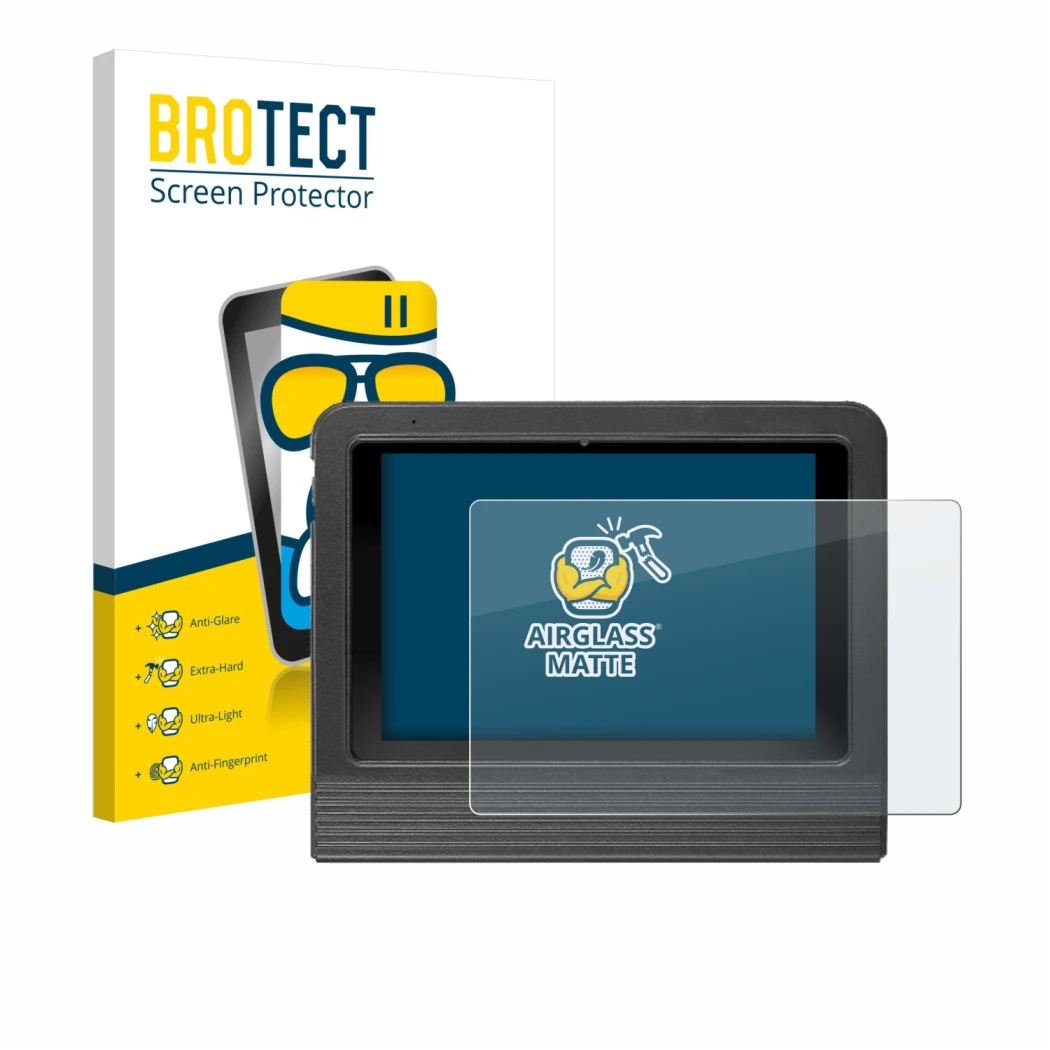 Vorderseite einer Produktverpackung mit dem Markenlogo BROTECT. Daneben ist das Gerät Launch X-431 V + 2026 10.1