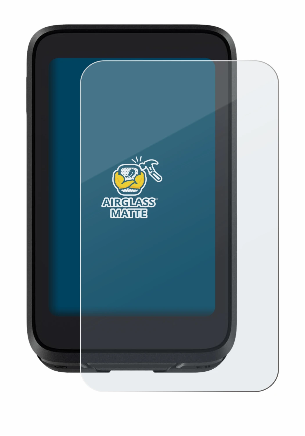 Abbildung des Geräts igpsport BiNavi Air mit einer Vielzahl des Displayschutzes.