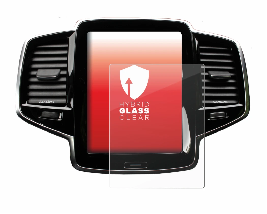 Abbildung des Geräts Volvo XC90 Senus 2015-2017 mit einer Vielzahl des Displayschutzes.