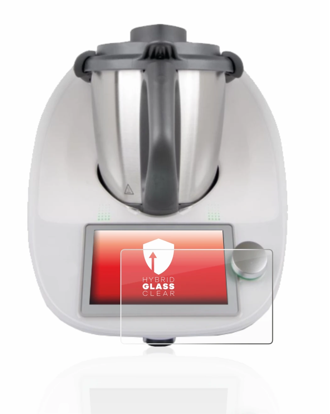 Abbildung des Geräts Vorwerk Bimby TM6 mit einer Vielzahl des Displayschutzes.